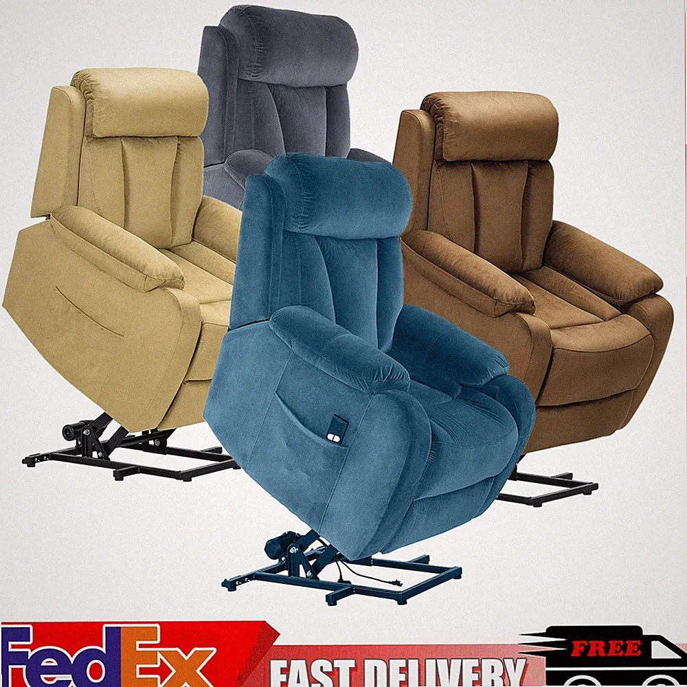 Elderly Electric Power Lift Recliner Comfy Armchair Leisure Sofa Remote Control