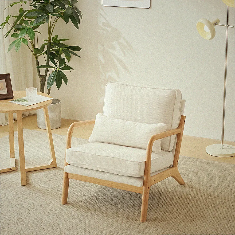 FCH Modern Leisure Recliner Sofa Chair Lounge Couch Accent Armchair Living Room