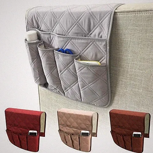 Remote Holder Caddy for Couch Sofa Recliner Chair Organizer 5 Armrest TV Pocket