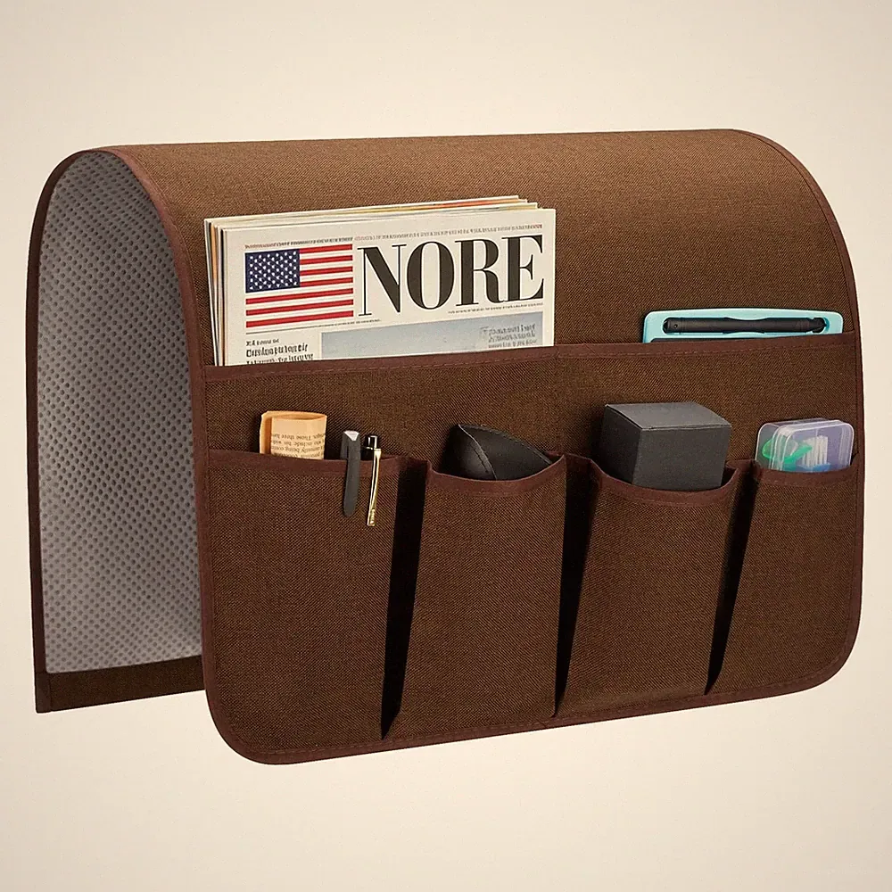 Sofa Armrest Organizer, Remote Control Holder for Recliner Couch, Arm Chair C...
