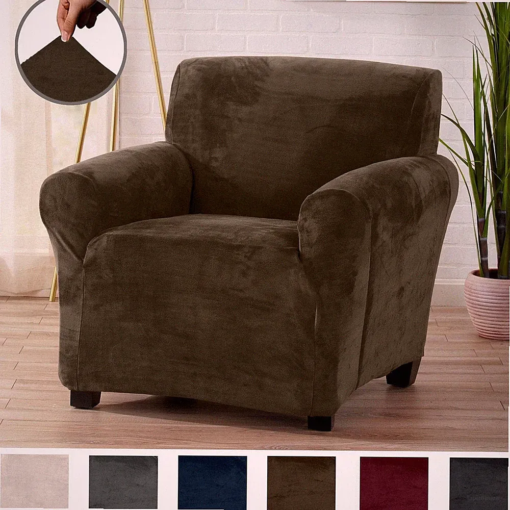 Velvet Stretch Slipcover - Gale Collection